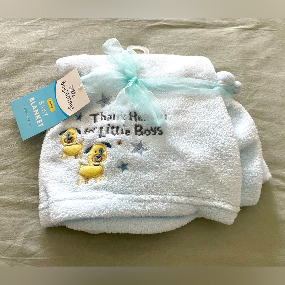 Baby Blanket, Light Blue